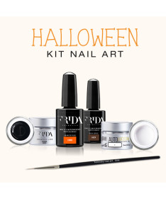 Halloween Kit Nail Art con Autolucidante e SpiderGel