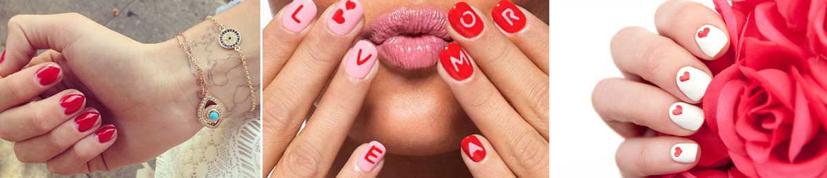 Idee Romantiche nail art per san valentino