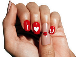 NAIL ART PER SAN VALENTINO