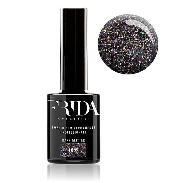 Smalto Semipermanente Frida - Dark Glitter -0