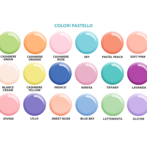 Kit 4 Colori Pastello Semipermanente -10569