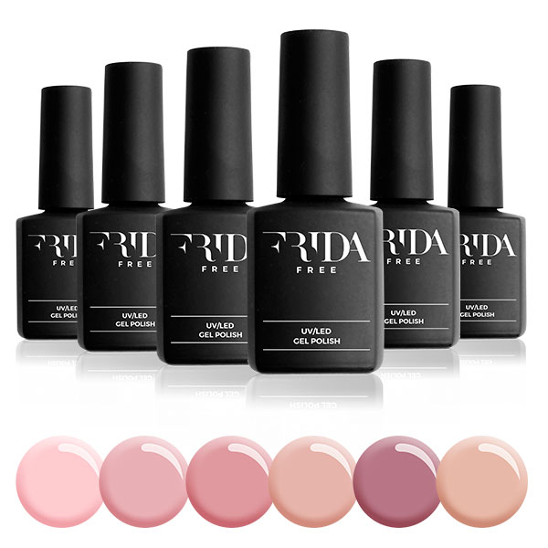 Six Shades of Nude Collection Smalto Semipermanente -0